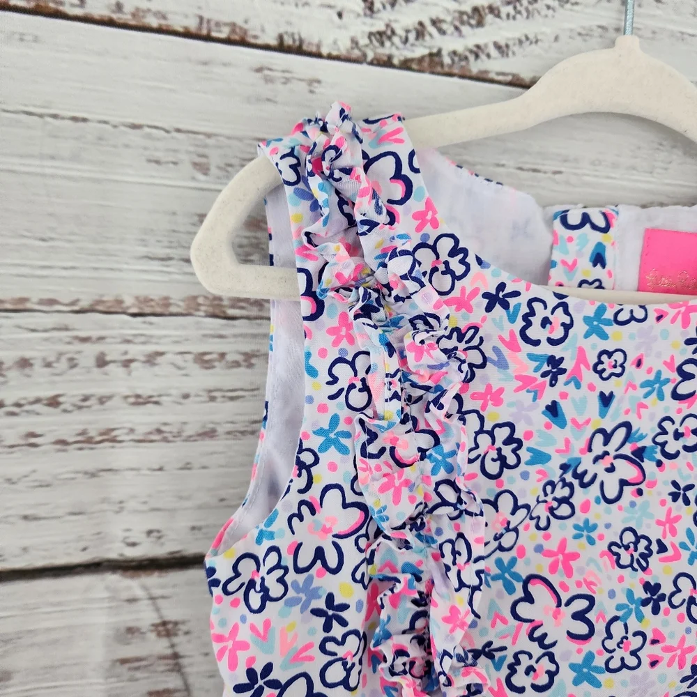 Lilly Pulitzer girl's Amia Ditsy floral dress - Picture 6 of 11